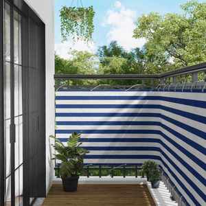 vidaXL Ecran de balcon Albastru și Alb 110 x 800 cm Material Oxford imagine