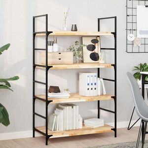 vidaXL Rafturi suspendate 4 buc. 60x40x4 cm lemn masiv acacia netratat imagine