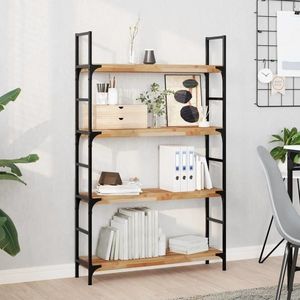 vidaXL Rafturi suspendate 4 buc. 80x20x4 cm lemn masiv acacia netratat imagine