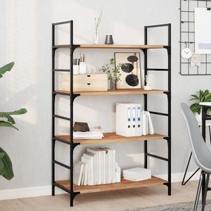 vidaXL Rafturi suspendate 2 buc. 100x40x2cm lemn masiv acacia netratat imagine