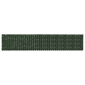 vidaXL Ecran de balcon cu frunze Verde închis 500 x 100 cm imagine