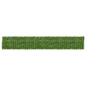 vidaXL Ecran de balcon cu frunze Verde și galben 500 x 75 cm imagine