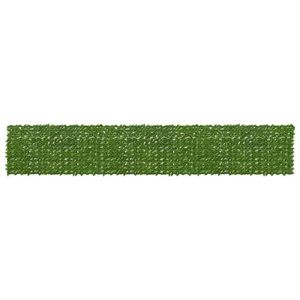 vidaXL Ecran de balcon cu frunze Verde și galben 600 x 100 cm imagine