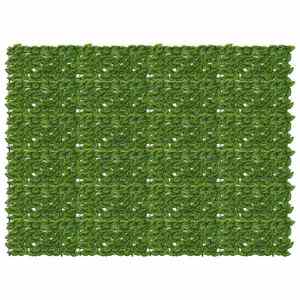 vidaXL Ecran de balcon cu frunze Verde și galben 200 x 150 cm imagine