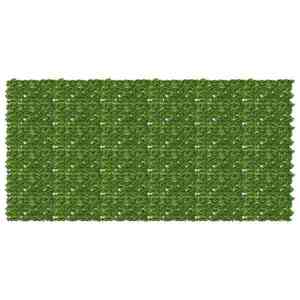 vidaXL Ecran de balcon cu frunze Verde și galben 300 x 150 cm imagine
