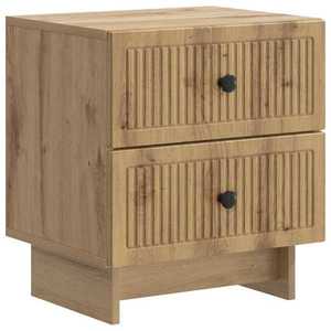 vidaXL Dulap de noapte cu sertar Stejar Artizanal 43 x 34, 5 x 47, 5 cm imagine