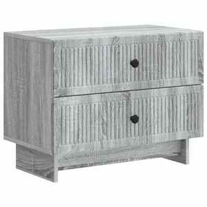 vidaXL Dulap de noapte Sonoma gri 62 x 34, 5 x 47, 5 cm Lemn prelucrat imagine
