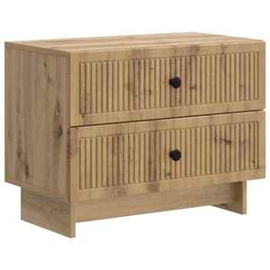 vidaXL Dulap de noapte cu sertar Stejar Artizanal 62 x 34, 5 x 47, 5 cm imagine