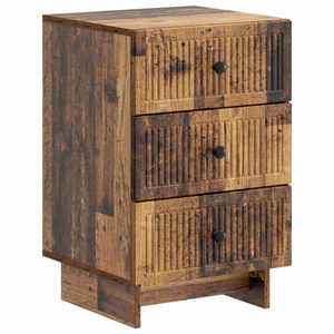 vidaXL Dulap de noapte Lemn vechi 43 x 41 x 66, 5 cm Lemn prelucrat imagine