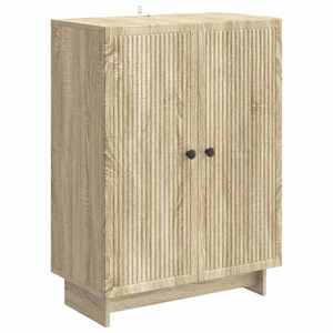vidaXL Bufet Stejar Sonoma 66 x 34, 5 x 90 cm Lemn prelucrat imagine