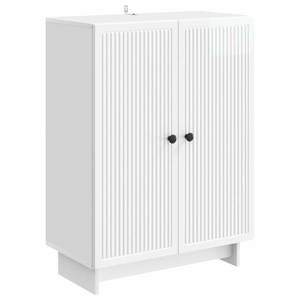 vidaXL Bufet Alb foarte lucios 66 x 34, 5 x 90 cm Lemn prelucrat imagine