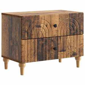 vidaXL Dulap de noapte Lemn vechi 62 x 34, 5 x 48 cm Lemn prelucrat imagine