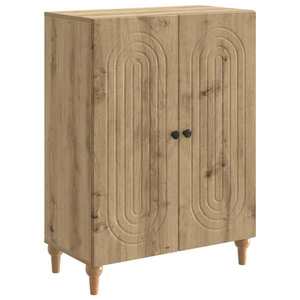vidaXL Bufet Stejar Artizanal 66 x 34, 5 x 90 cm Lemn prelucrat imagine