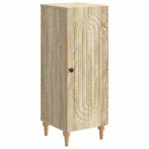 vidaXL Bufet Stejar Sonoma 33 x 34, 5 x 90 cm Lemn prelucrat imagine