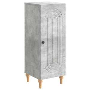 vidaXL Bufet Gri Beton 33 x 34, 5 x 90 cm Lemn prelucrat imagine