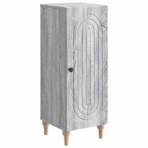 vidaXL Bufet Sonoma gri 33 x 34, 5 x 90 cm Lemn prelucrat imagine