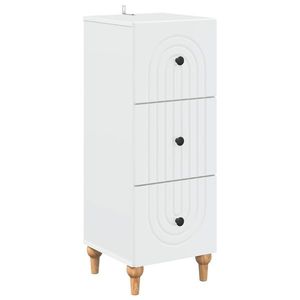 vidaXL Dulap cu sertare Alb 33 x 34, 5 x 90 cm Lemn prelucrat imagine