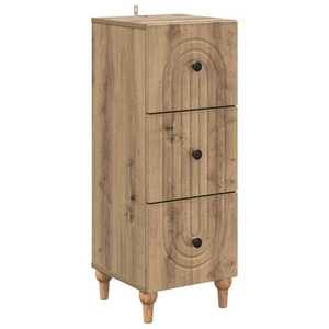 vidaXL Dulap cu sertare Stejar Artizanal 33 x 34, 5 x 90 cm imagine