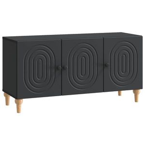 vidaXL Cabinet TV Negru 99 x 34, 5 x 50 cm Lemn prelucrat imagine