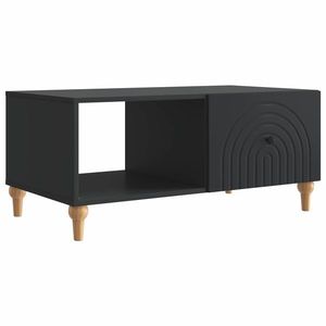 vidaXL Masă de cafea Negru 90 x 50 x 40 cm Lemn prelucrat imagine