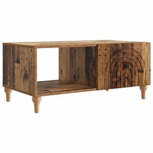 vidaXL Masă de cafea Lemn vechi 90 x 50 x 40 cm Lemn prelucrat imagine