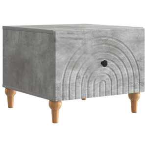 vidaXL Masă de cafea Gri Beton 49 x 50 x 40 cm Lemn prelucrat imagine