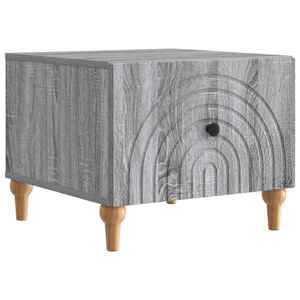 vidaXL Masă de cafea Sonoma gri 49 x 50 x 40 cm Lemn prelucrat imagine
