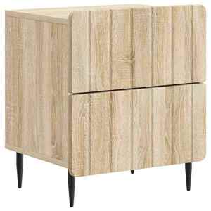 vidaXL Dulap de noapte cu sertar Stejar Sonoma 43 x 34, 5 x 49, 5 cm imagine