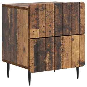 vidaXL Dulap de noapte Lemn vechi 43 x 34, 5 x 49, 5 cm Lemn prelucrat imagine