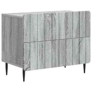 vidaXL Dulap de noapte Sonoma gri 62 x 34, 5 x 49, 5 cm Lemn prelucrat imagine