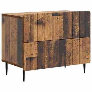 vidaXL Dulap de noapte Lemn vechi 62 x 34, 5 x 49, 5 cm Lemn prelucrat imagine