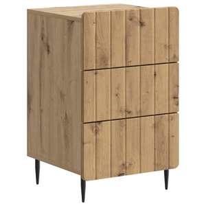 vidaXL Dulap de noapte Stejar Artizanal 43x 41 x 68 cm Lemn prelucrat imagine