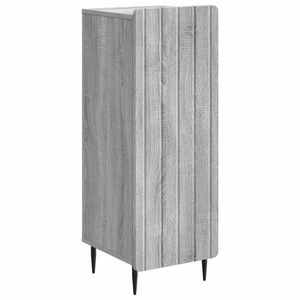 vidaXL Bufet Sonoma gri 34, 5 x 33 x 92 cm Lemn prelucrat imagine