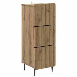 vidaXL Dulap cu sertare Stejar Artizanal 33 x 34, 5 x 92 cm imagine