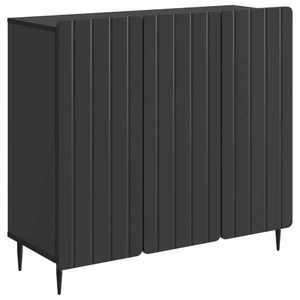 vidaXL Bufet Negru 89 x 34, 5 x 82 cm Lemn prelucrat imagine