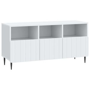 vidaXL Cabinet TV cu sertar Alb 102 x 34, 5 x 50 cm Lemn prelucrat imagine