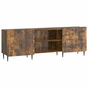 vidaXL Cabinet TV Stejar fumuriu 150 x 31 x 52 cm Lemn prelucrat imagine