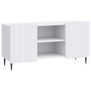 vidaXL Cabinet TV Alb 102 x 34, 5 x 52 cm Lemn prelucrat imagine