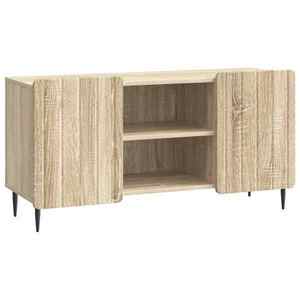 vidaXL Cabinet TV Stejar Sonoma 102 x 34, 5 x 52 cm Lemn prelucrat imagine
