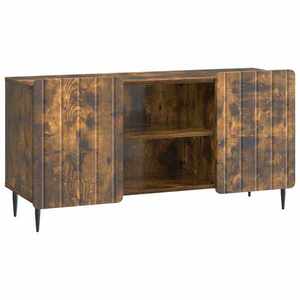 vidaXL Cabinet TV Stejar fumuriu 102 x 34, 5 x 52 cm Lemn prelucrat imagine