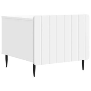 vidaXL Masă de cafea cu sertar Alb 49 x 50 x 42 cm Lemn prelucrat imagine