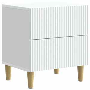 vidaXL Dulap de noapte cu sertar Alb 43 x 34, 5 x 48 cm Lemn prelucrat imagine