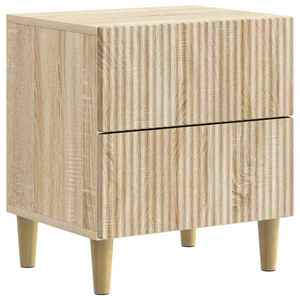 vidaXL Dulap de noapte Stejar Sonoma 43 x 34, 5 x 48 cm Lemn prelucrat imagine