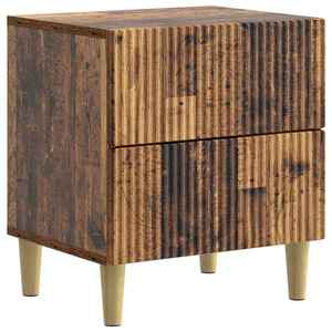 vidaXL Dulap de noapte Lemn vechi 43 x 34, 5 x 48 cm Lemn prelucrat imagine