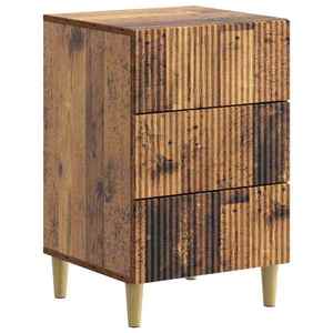 vidaXL Dulap de noapte Lemn vechi 43 x 41 x 66, 5 cm Lemn prelucrat imagine