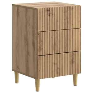 vidaXL Dulap de noapte cu sertar Stejar Artizanal 43 x 41 x 66, 5 cm imagine