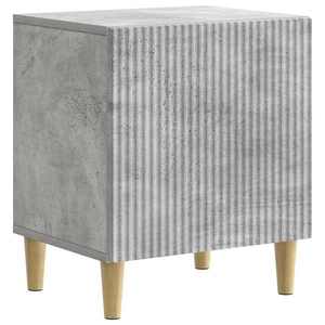 vidaXL Dulap de noapte Gri Beton 43 x 34, 5 x 50 cm Lemn prelucrat imagine
