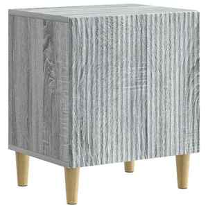 vidaXL Dulap de noapte Sonoma gri 43 x 34, 5 x 50 cm Lemn prelucrat imagine