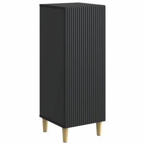 vidaXL Bufet Negru 33 x 34, 5 x 90 cm Lemn prelucrat imagine