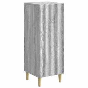 vidaXL Bufet Sonoma gri 33 x 34, 5 x 90 cm Lemn prelucrat imagine